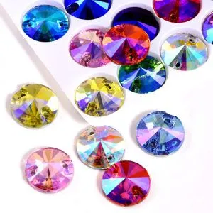 Jahit Pada Crystal Rhinestones